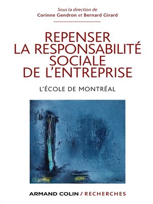 cover image of Repenser la responsabilité sociale de l'entreprise